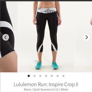 Lululemon Run Inspire Crop size 6